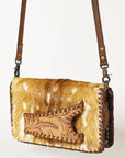 American Darling Clutch Hand Tooled Genuine Leather Women Bag Western Handbag Purse