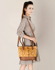 American Darling ADBG1230 Hair-On Genuine Leather Women Bag Western Handbag Purse