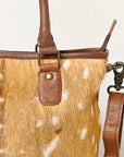 American Darling ADBG1230 Hair-On Genuine Leather Women Bag Western Handbag Purse