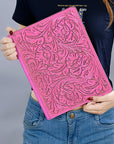 American Darling Hand Tooled Genuine Leather Women Bag Western Handbag Purse