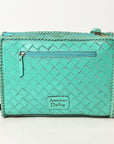 American Darling Hand Tooled Genuine Leather Women Bag Western Handbag Purse