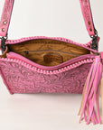 American Darling Hand Tooled Genuine Leather Women Bag Western Handbag Purse