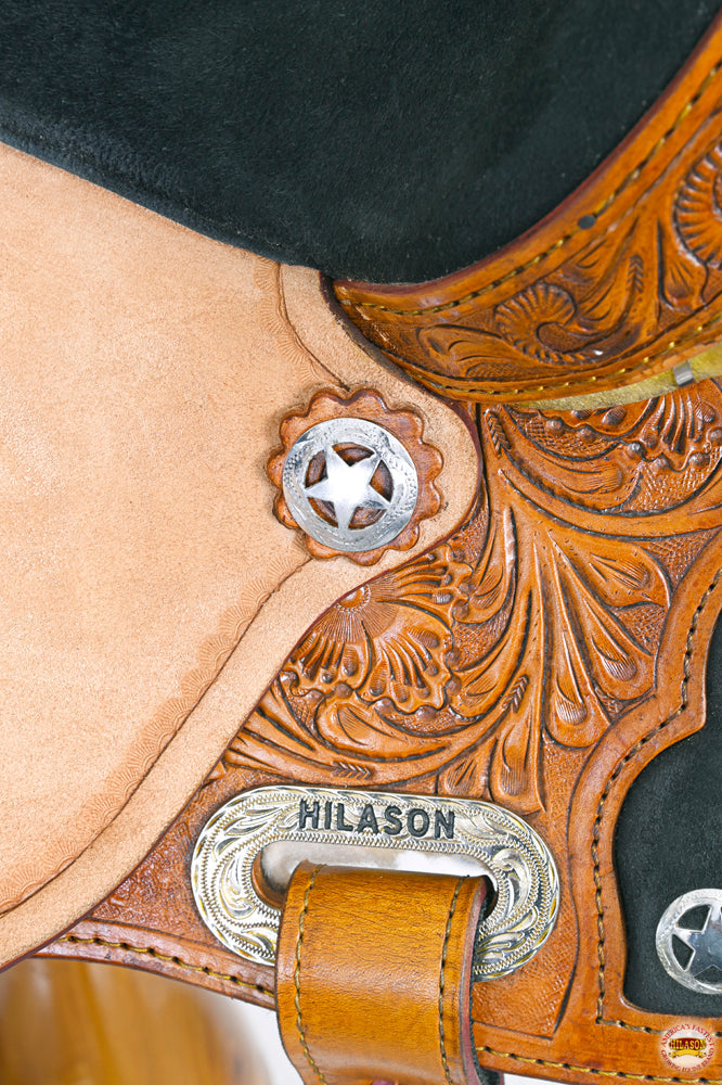 Western Horse Saddle American Leather Flex Trail Barrel Hilason