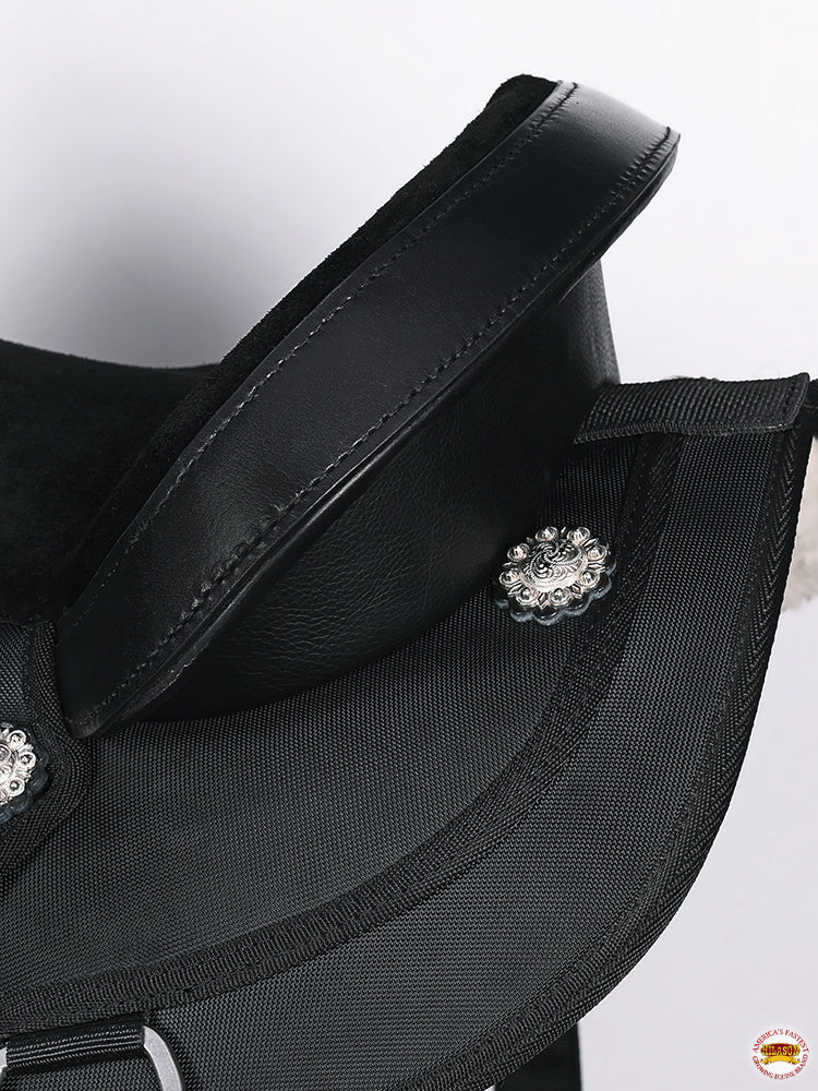Hilason Flex Tree Western Horse Saddle Cordura Synthetic Trail &amp; Pleasure