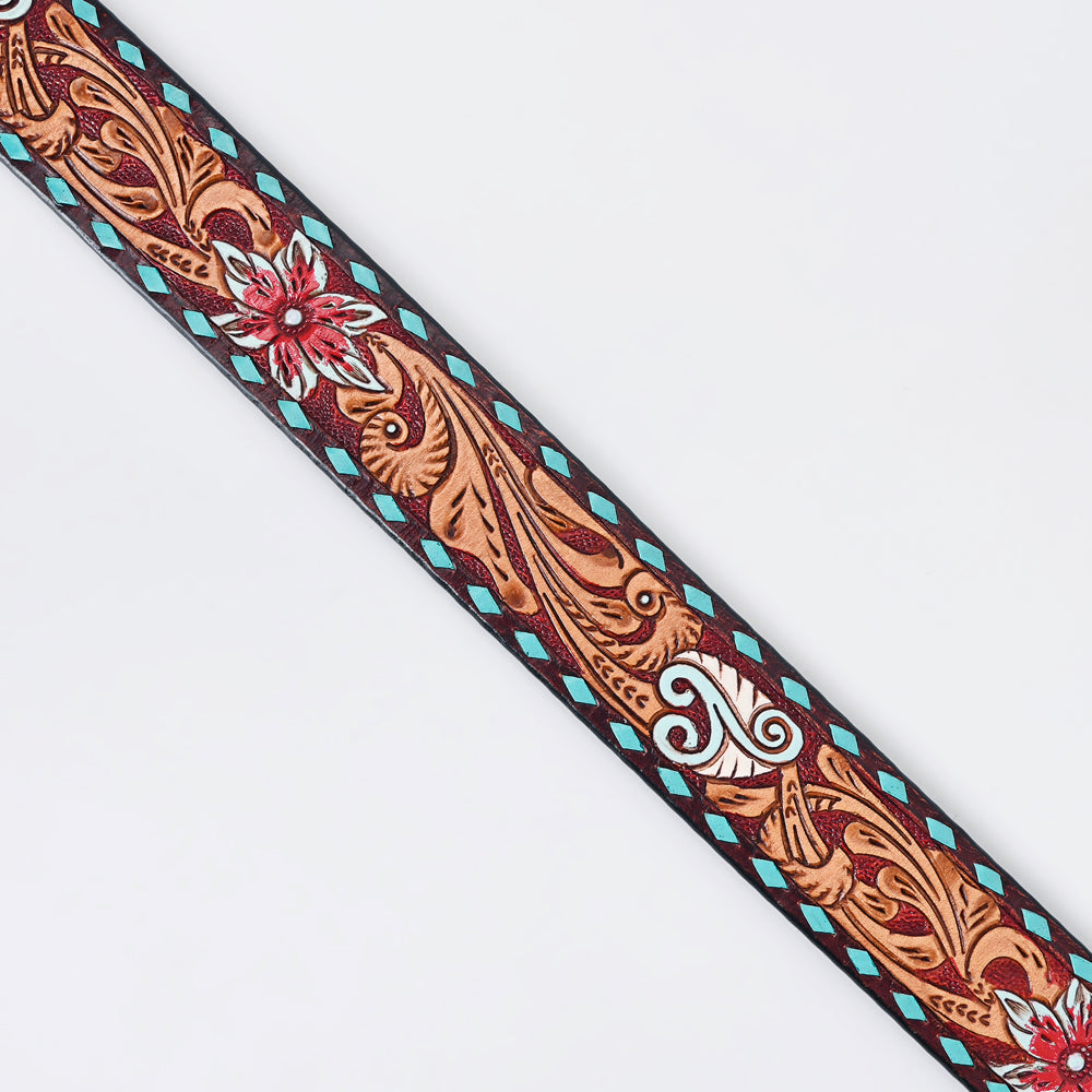 American Darling Beautifully Hand Tooled Genuine American Leather Belt Men and  Women