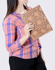 ADBG1243 American Darling Hand Tooled Genuine Leather Women Bag Western Handbag Purse