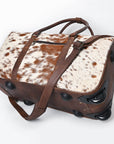 American Darling Duffel Hair On Genuine Leather Women Bag Western Handbag Purse