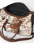 American Darling Duffel Hair On Genuine Leather Women Bag Western Handbag Purse