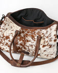 American Darling Duffel Hair On Genuine Leather Women Bag Western Handbag Purse