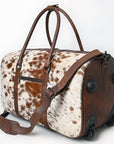 American Darling Duffel Hair On Genuine Leather Women Bag Western Handbag Purse