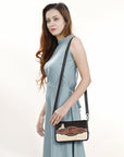 American Darling Cross Body I Hand Tooled Hair-On Genuine Leather Women Bag Western Handbag Purse