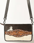American Darling Cross Body I Hand Tooled Hair-On Genuine Leather Women Bag Western Handbag Purse