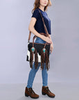 American Darling Tote Hair-On Genuine Leather women bag western handbag purse