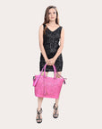 American Darling Hand Tooled Genuine Leather Women Bag Western Handbag Purse