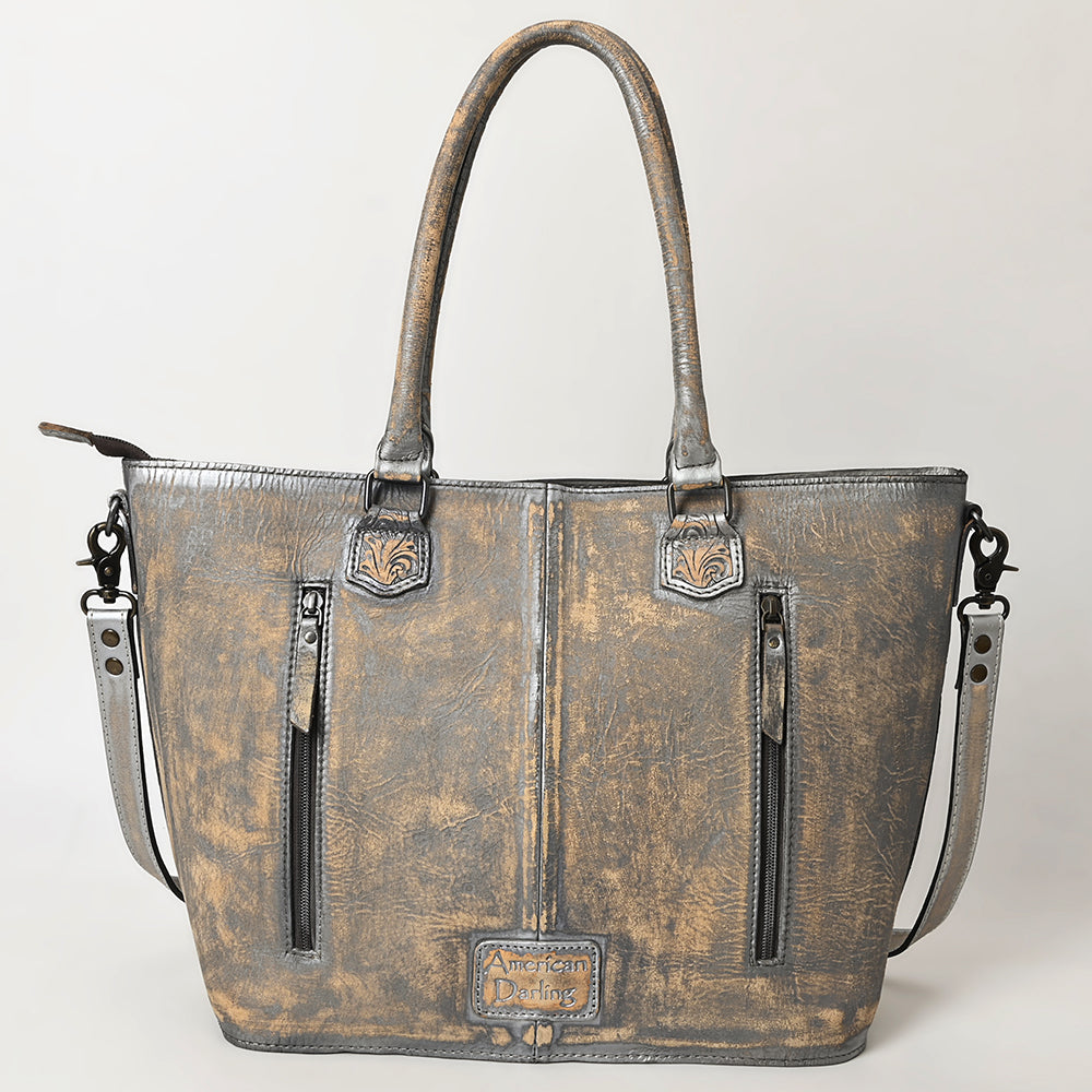 American Darling Hand Tooled Genuine Leather Women Bag Western Handbag Purse