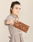 ADBGA428 American Darling Hand Tooled Genuine Leather Women Bag Western Handbag Purse