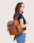 American Darling ADBG1250 Crocodile Embossed Genuine Leather Women Bag Western Handbag Purse