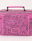American Darling Jewelry Case Hand Tooled Genuine Leather Women Bag Western Handbag Purse