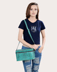 American Darling ADBG1252 Crocodile Embossed Genuine Leather Women Bag Western Handbag Purse