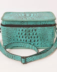 American Darling ADBG1252 Crocodile Embossed Genuine Leather Women Bag Western Handbag Purse