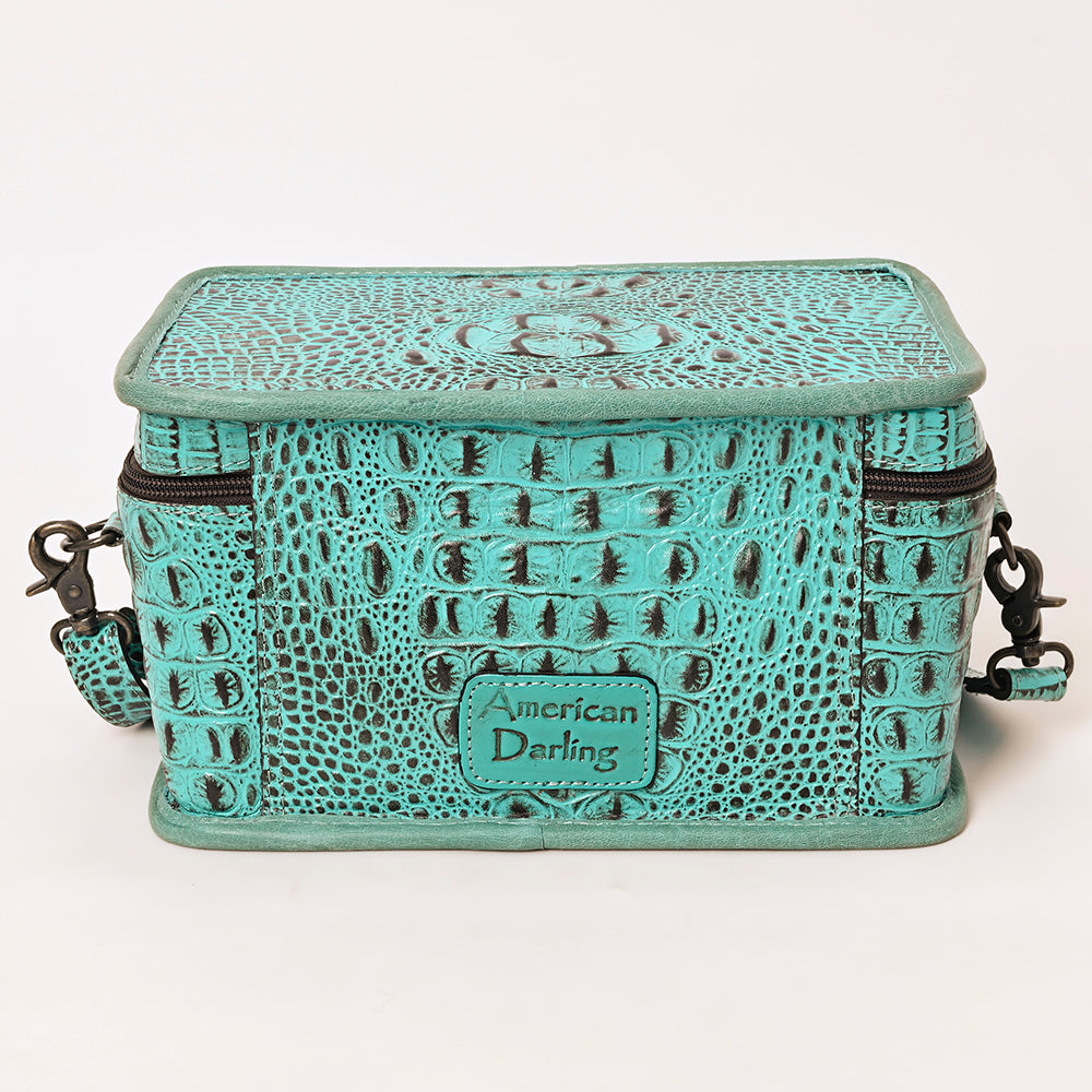 American Darling ADBG1252 Crocodile Embossed Genuine Leather Women Bag Western Handbag Purse