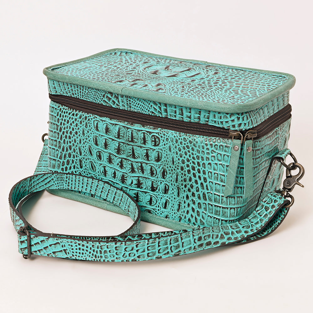 American Darling ADBG1252 Crocodile Embossed Genuine Leather Women Bag Western Handbag Purse