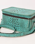 American Darling ADBG1252 Crocodile Embossed Genuine Leather Women Bag Western Handbag Purse