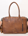 American Darling ADBG1258 Hand Tooled Hair-On Genuine Leather Women Bag Western Handbag Purse