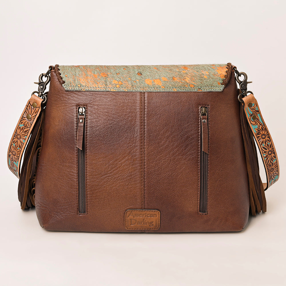 American Darling ADBG1273 Hair-On Genuine Leather Women Bag Western Handbag Purse
