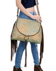 American Darling ADBG1273 Hair-On Genuine Leather Women Bag Western Handbag Purse