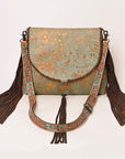 American Darling ADBG1273 Hair-On Genuine Leather Women Bag Western Handbag Purse