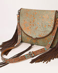 American Darling ADBG1273 Hair-On Genuine Leather Women Bag Western Handbag Purse