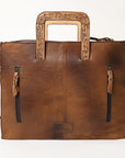 ADBG1276A American Darling Hand Tooled Genuine Leather Women Bag Western Handbag Purse