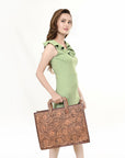 ADBG1276A American Darling Hand Tooled Genuine Leather Women Bag Western Handbag Purse