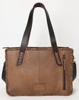 American Darling ADBG1278 Tote Saddle Blanket Hair On Genuine Leather women bag western handbag purse