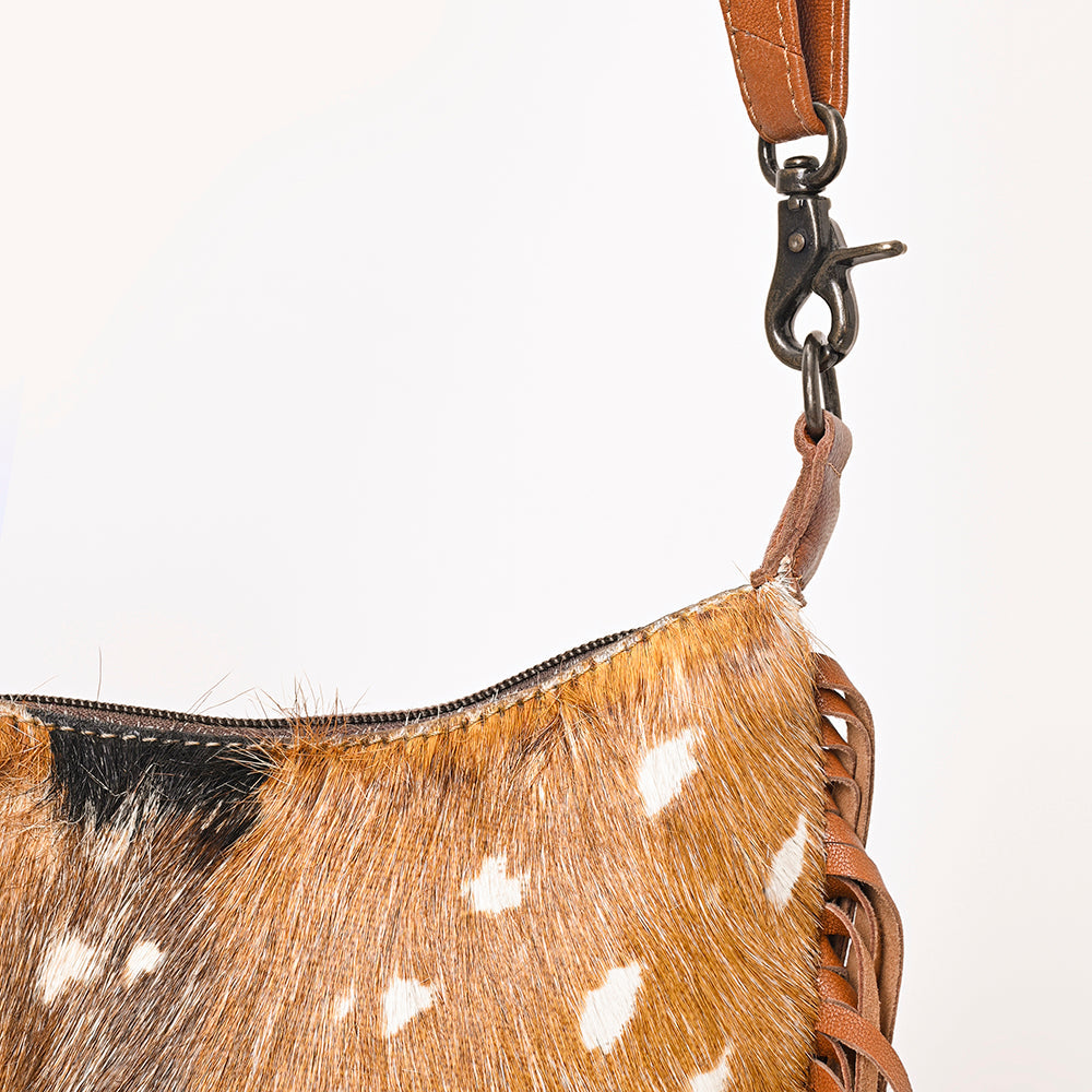 American Darling Hand Tooled Hair On Genuine Leather women bag western handbag purse