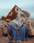 The Sunflower Fields Clear Bag, a Haute Southern Hyde by Beth Marie Exclusive