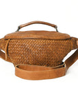 Never Mind Nmbgm148A Fanny Pack Vintage Handmade Genuine Cowhide Leather Women Bag Western Handbag Purse