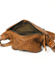 Never Mind Nmbgm148A Fanny Pack Vintage Handmade Genuine Cowhide Leather Women Bag Western Handbag Purse