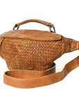 Never Mind Nmbgm148A Fanny Pack Vintage Handmade Genuine Cowhide Leather Women Bag Western Handbag Purse
