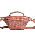Never Mind Nmbgm148B Fanny Pack Vintage Handmade Genuine Cowhide Leather Women Bag Western Handbag Purse