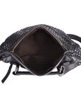 Never Mind Nmbgm148D Fanny Pack Vintage Handmade Genuine Cowhide Leather Women Bag Western Handbag Purse