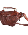 Never Mind Nmbgm148E Fanny Pack Vintage Handmade Genuine Cowhide Leather Women Bag Western Handbag Purse