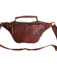 Never Mind Nmbgm148E Fanny Pack Vintage Handmade Genuine Cowhide Leather Women Bag Western Handbag Purse