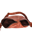 Never Mind Nmbgm153 Fanny Pack Vintage Handmade Genuine Cowhide Leather Women Bag Western Handbag Purse