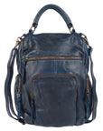 Never Mind Nmbgm156C Backpack Vintage Handmade Genuine Cowhide Leather Women Bag Western Handbag Purse