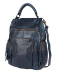 Never Mind Nmbgm156C Backpack Vintage Handmade Genuine Cowhide Leather Women Bag Western Handbag Purse