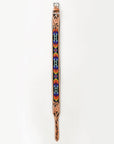 Hilason Western Style Heavy Duty Beaded American Leather Pet Dog Collar