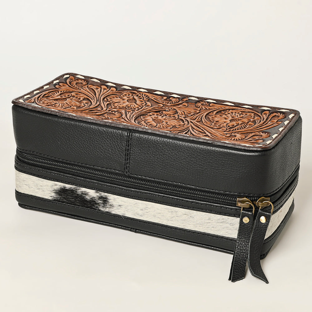 American Darling Hand Tooled Hair On Genuine Leather Women Bag Western Handbag Purse