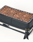 American Darling Hand Tooled Hair On Genuine Leather Women Bag Western Handbag Purse
